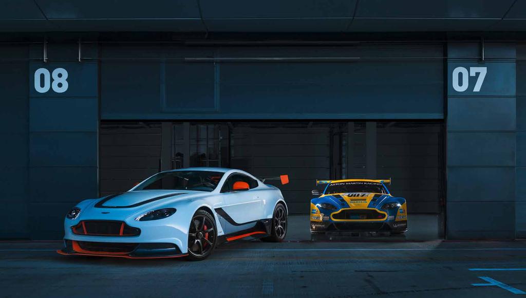 THE DNA OF RACING VANTAGE GT12 BRINGS THE RACING CAR TO THE ROAD. ASTON MARTIN S RACING HERITAGE HAS ALWAYS BEEN INTEGRAL TO THE DEVELOPMENT OF OUR SPORTS CARS.