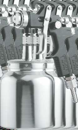 superior spray atomisation Fluid flow control knobs Effortless trigger