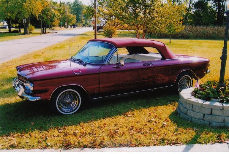 I have belonged to the Corvair Society of America for many years; hence this is where I received your Chapter information.