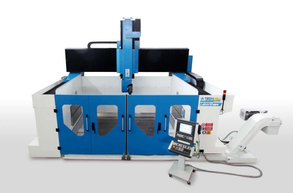 LaborShape LaborShape is a Working Centre with mobile upper traverse, designed for high speed machining on of aluminum and light alloys models, with the highest surface finishing.
