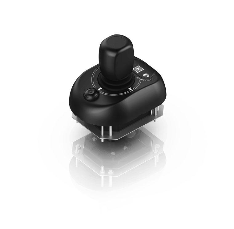 7 Functions & components Joystick Designed to operate at low speed, the joystick makes maneuvers such as docking, mooring, anchoring and navigation through