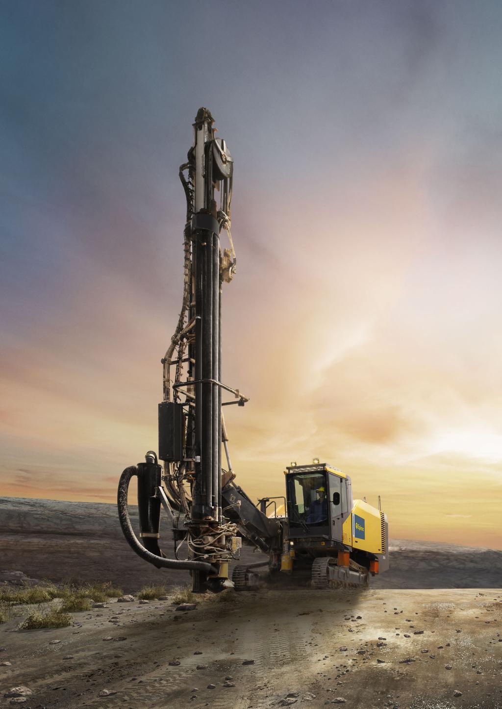 PowerROC D55 Surface drill rig for mining, aggregate