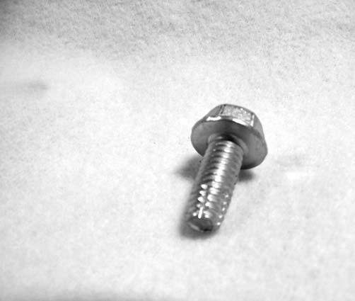 Gently tighten them, being careful not to strip the newly cut threads. 2 5/16-18 x 3/4 long thread cutting hex flanged bolts 10.