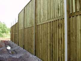 E.14 Single-leaf reflective barrier: TRL Noise Barrier Test Facilities 03 Referred to in Tables 5.1 and 5.4 (Morgan, 10) as NBTF Bishops Castle 1.
