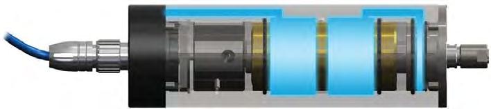 HIGH SPEED SPINDLES S 28 Water-cooled spindles Appearance Housing: Stainless steel Up to 40 000 RPM and 1,1 KW Cooling: Water Ball bearings: high precision