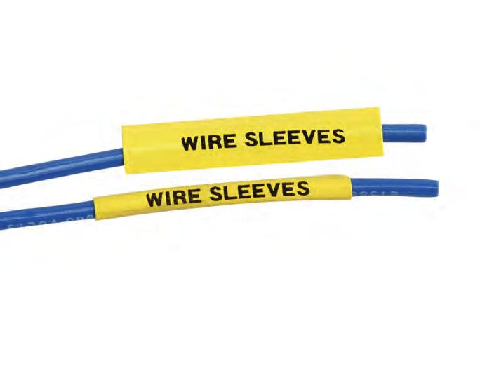 Wire and cable materials PermaSleeve PSPT Wire Marking Sleeves (-342) These heat-shrink sleeves are the ultimate in marker durability, permanence and aesthetic appearance.