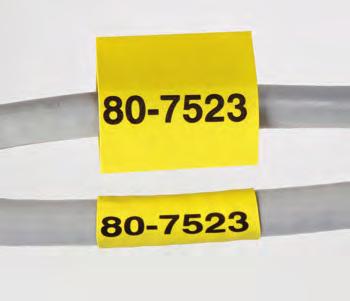 Wire and cable materials PermaSleeve PSHT High Heat Wire Marking Sleeves (-345) Specifically designed for high temperature and low vacuum outgassing applications.