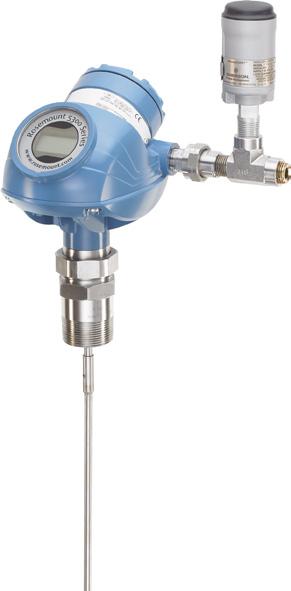 Rosemount Level Transmitter Provides high/low level indication of water level in the cooling tower system.