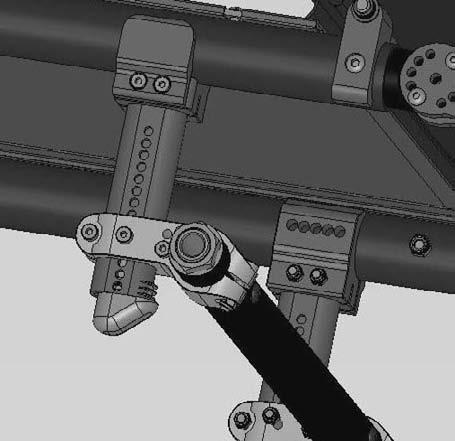 D. Padded Swing Away Adjustable Armrests (Fig. 3) 1. Installation a) Slide armrest into receiver tube on rear of frame. Ensuring the pin engages the receiver. 2.