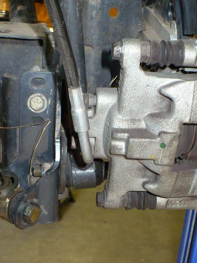 similar to the stock brake line. You can now bleed the brake system. Figure 15-2 16.