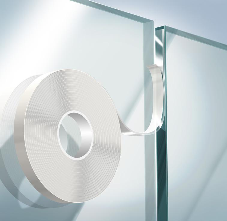 Butt glazing gasketing, Bohle Duplocoll For many different applications, such as all-glass partition walls, showers, furniture, and many more For many different materials, such as glass, plastic,