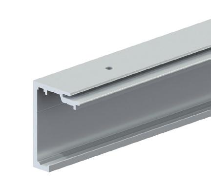 SlideTec optima 150 Wall Mounting Mounting Wall Mounting Material Aluminium profile pre-drilled BO 5216150N BO 5216010 BO 5216151N BO 5216011 Name Length Finish Top Track 236 1/4" clear anodized