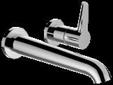 G3/8 190-217 39 140 25 112 Single-lever mixer for washbasins, spout reach 140 mm, fixed spout, chrome 340 max.
