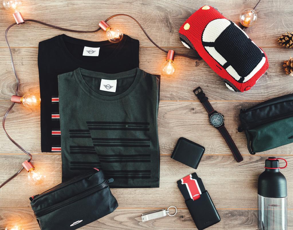 FOR THE LOVE OF THE TRACK. MINI JOHN COOPER WORKS COLLECTION. Bring the thrill of the track to everyday life with the MINI John Cooper Works Collection.