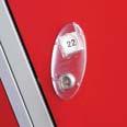 locking styles available to suit your individual needs Centre Sealing Cap included with every locker
