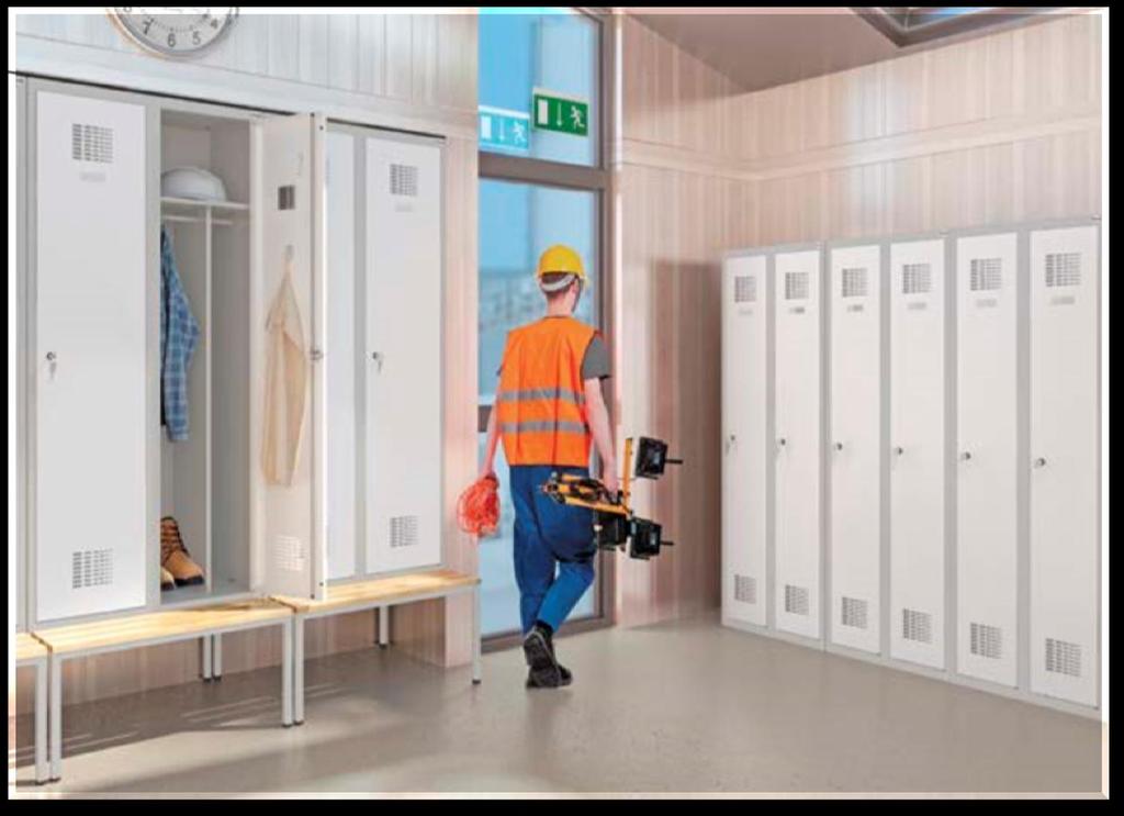 SUM Wardrobe Lockers Wardrobes allow furnishing social rooms in a functional and esthetic way. A wide range guarantees realization for the most diverse needs of users.
