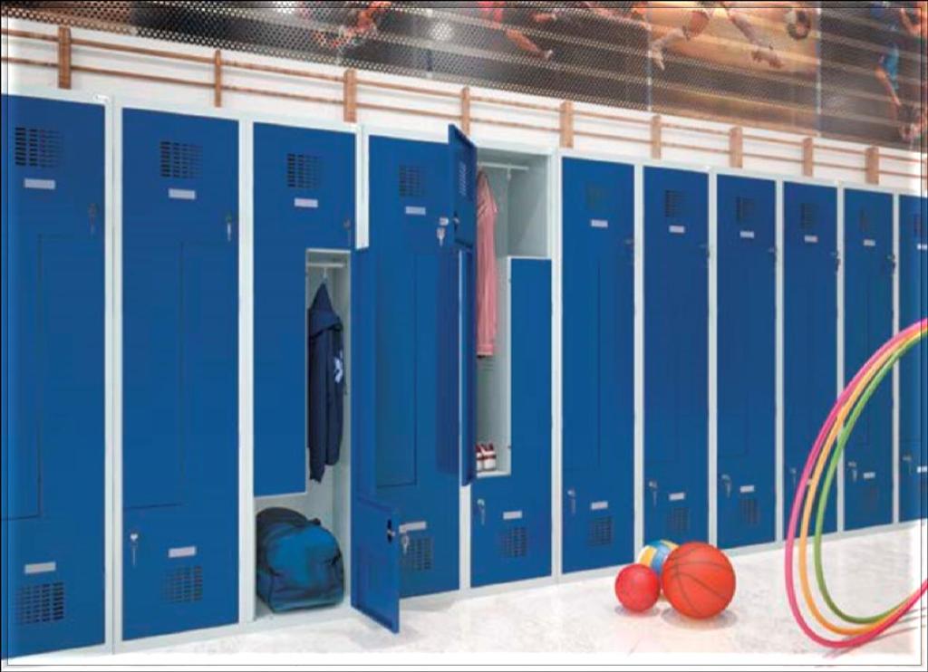 SUL Wardrobe Lockers In order to use a small space for changing rooms,