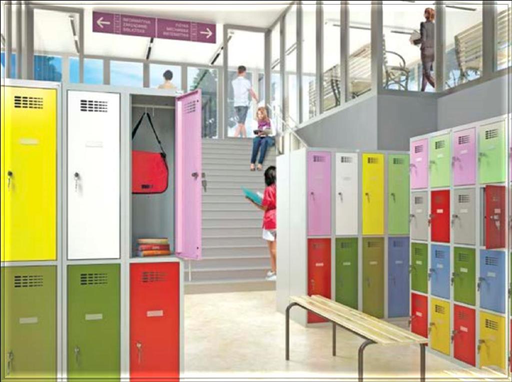 SUS Lockers with compartments Lockers with compartments due to their functionality, diversity and aesthetics, are the
