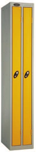COAT HOOK PER PERSON USER 1 USER 2 TWO PERSON LOCKER Provides two sections per user with a common