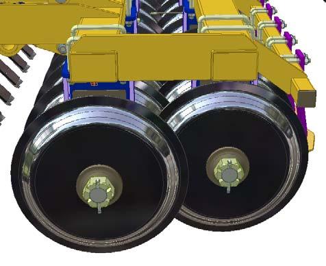 4. Adjustment / Operation 4.4 Double Disc Roller The standard DD600 roller is made up of individual Double Disc (patented) Ring segments.
