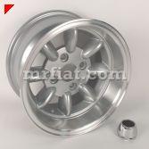 .. Silver polished 5.5x13 Minilite style wheel for Ford Escort, Capri, Cortina, and Taunus.