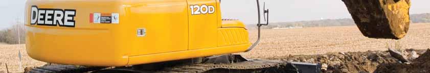 Specifications Engine 120D Manufacturer and Model...................... John Deere 4045H Non-Road Emission Standards.................. certified to EPA Tier 3 emissions Net Power (ISO9249).