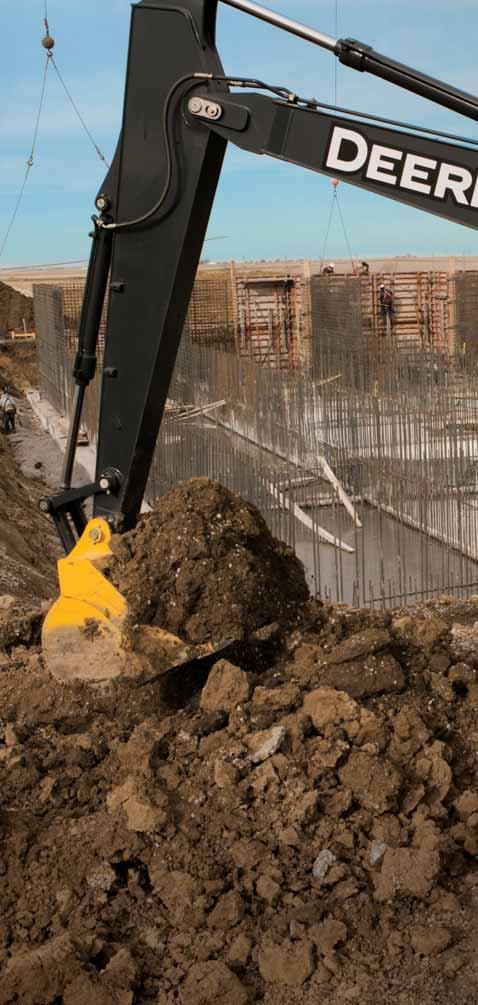 The 120D and 160D LC are perfect for dig-and-run jobs such as excavating basements.