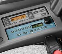 Convenient 12-volt port powers cell phones and other electronic devices. Redesigned cab isn t just roomier, it s also noticeably more comfortable.
