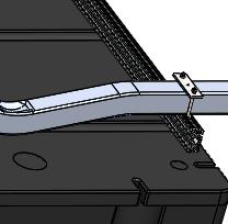 4) Rotate the Mount 90 degrees so that the Carriage bolts engage the slots in the tank flange. 5) Tighten the brass nut down to attach the mount to the top of the tank.