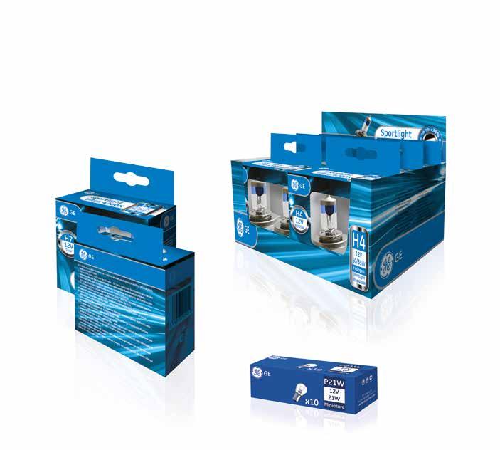 Packaging Emballage Verpackungen Embalaje Imballo GE auto aftermarket pack concept GE Lighting has been a leading supplier to Automotive OEM and Aftermarket customers throughout the world for many