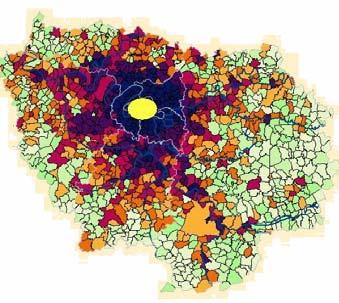 +3,960,000 Urban Sprawl in Milan from 1971
