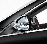 distinctive part of the chrome finish concept for the CL-Class Mud flaps