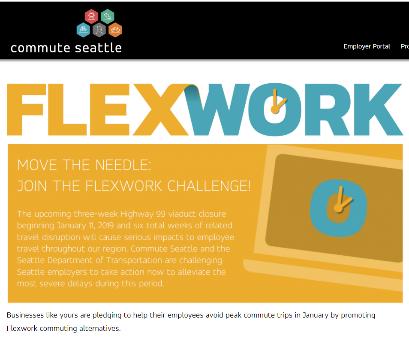 Pillar 3: Reducing Drive-Alone Trips Downtown Engaged with Seattle s top 25 employers Partnered with major employers to promote flexible work options Expand marketing and pretax program engagement