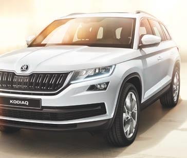 13 12 BEAUTY OF THE BEAST Ready to take on the toughest conditions, the ŠKODA KODIAQ radiates majestic power.