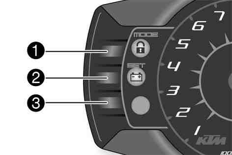 CONTROLS 36 5.13Combination instrument - function buttons You can change the display mode with the MODE button.