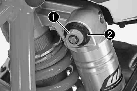 TUNING THE CHASSIS 76 Turn adjusting screw clockwise all the way using a socket wrench. Info Do not loosen nut!