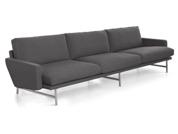 SOFAS SERIES 3300 ARNE JACOBSEN 1956 Series 3300 is available as a chair and as a 2- or 3-seater sofa It comes in a wide range of fabric and leather upholstery The frame is made of chromed steel