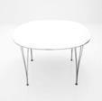 always comes in black The table comes with a 4 star base with a satin polished aluminium foot and a satin chromed steel pedestal SUPERCIRCULAR (HEIGHT 18") W ALU EDGE: W ALU EDGE: BLACK, GREY W