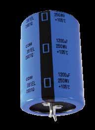 Specifications Temperature Range Rated Voltage Range 160 to 450 Vdc Capacitance Range 39 µf to 2,200 µf ± 20% Capacitance Tolerance ± 20% Leakage Current Ripple Current Multipliers The new 381EL