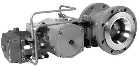 A shaft with a choice of drive connections will allow a variety of power operated actuators and valve positioners or controllers to be used.