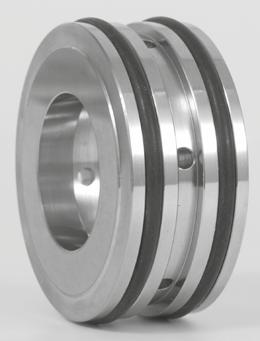 for double seals, without bush Flush collet for double seal, with gland plate Flush collet for single seal, with extended bushing Flush collet for double seal, without bush Flush