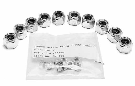 Hardware HEX NUTS USA Made Chrome Hex Nuts PCP Thread Quantity 12728 1/4 x 20 UNC 10 12729 1/4 x 28 SAE 10 12730