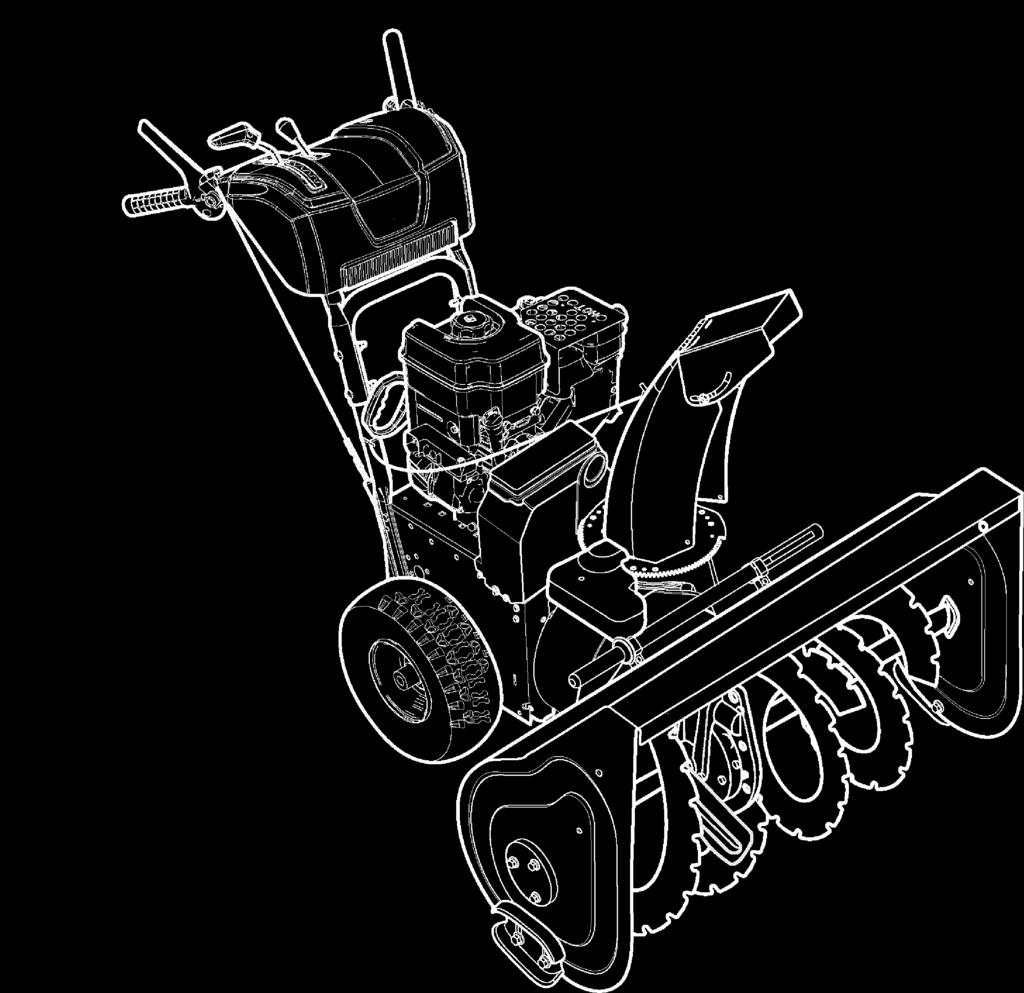 Parts Manual for TWO STAGE LARGE FRAME SNOW THROWER 27" 11.