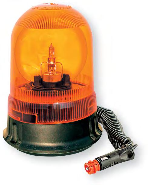 BEACONS BEACONS /4V Flexible Rotating Beacon Pole Mounted Suitable for both V and 4V applications. The halogen bulbs can be replaced quickly and easily due to bayonet action of the lens.