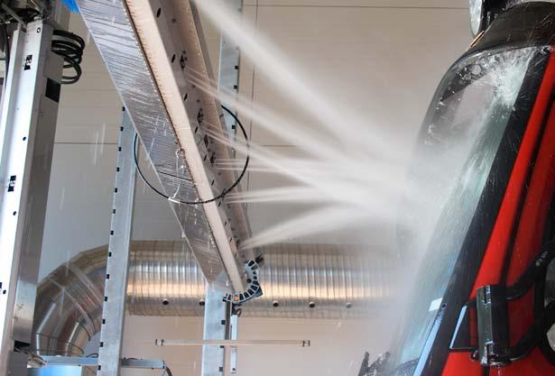RAINBOW ULTIMA Program Elements, Contouring Modes And Functional Features Prewash application from lower spray banks Prewash application from upper and lower spray banks Prewash application from