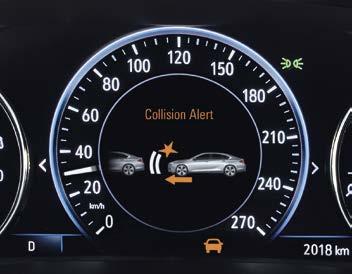 Continuous support helps you relax The perfect assistance system for a hands-on driving style You have control of your Insignia at all times 2. 3. 4. 1. Traffic Sign Recognition 1.