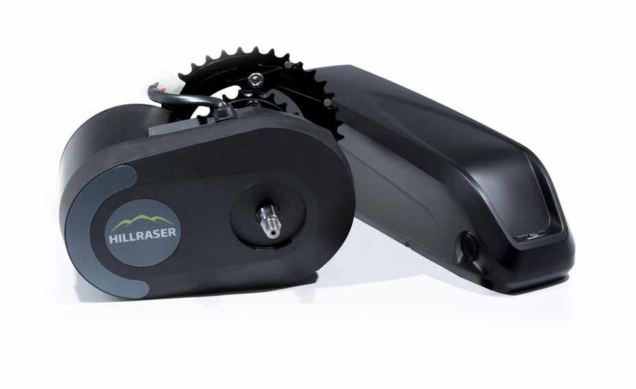 SUITABLE FOR ALL KINDS OF TRACKS Ready for crankset with one, two or three chainrings; so you can take advantage of all bicycle gears, plus motor energy.