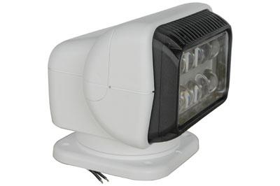 Specifications / Additional Information GL-9000 LED Golight Radioray Lamp Type: 6, 6 Watt LEDs Dimensions: 6" W x 6" Depth x 8" H Weight: 5 Lbs Total Watts: 36 watts Voltage: 12V DC