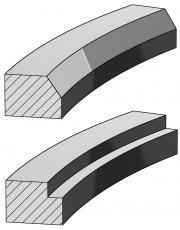 Top piston ring A. Scraper or Wiper Ring B.