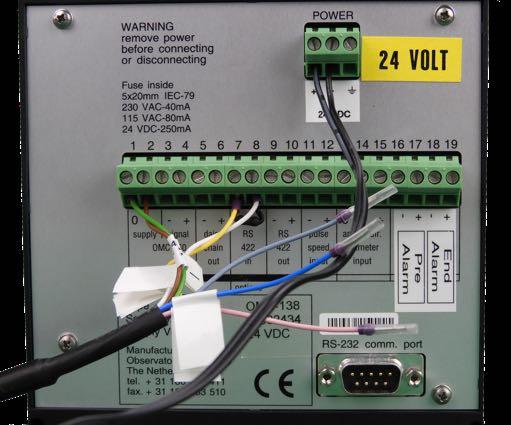 Use the RS232 communication and lock the North direction according to